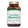 Vitamine E Capsule Naturelle. Gélules avec D-alpha-tocophérol et tocotriénol naturels hautement absorbés. Puissant Antioxydan