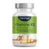 Vitamine K2 MK7, 200 Comprimés, 200µg par Comprimé Hautement Dosé, Premium Menaquinone 99.7+% All Trans MK7 K2VITAL® by Kapp