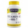 Healthy Origins, Vitamin K2 comme MK7, 100 mcg, 180 Gélules végétales, Testé en Laboratoire, Hautement Dosé, Sans Gluten, San