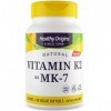 Healthy Origins, Vitamine K2 MK-7, 100mcg, à Base de Natto, 60 Capsules, Testé en Laboratoire, Sans Gluten, Sans Soja, Sans O