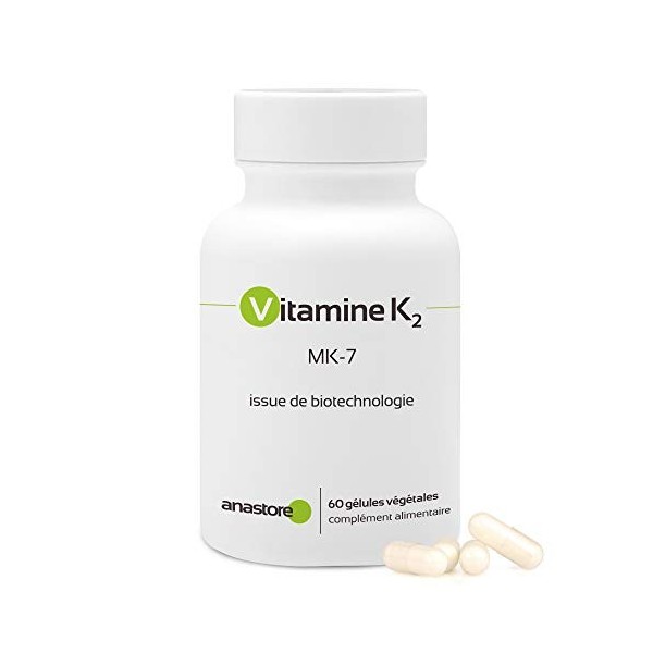 VITAMINE K2 * PACK 3+1 GRATUIT * 105 μg / 240 gélules * Articulations cartilage, inflammation , Capital osseux, Cardiovascul