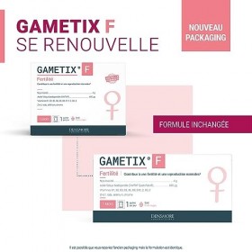 Densmore - GAMETIX F - Fertilité femme et Grossesse - Complément Alimentaire à base Vitamines et Minéraux, Myo-Inositol, Acid