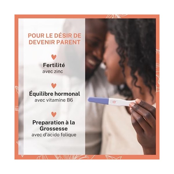 BabyFORTE® Désir d’enfant - 60 gelule fertilité femme - Acide Folique Quatrefolic® - Vegan - Grossesse Préparation