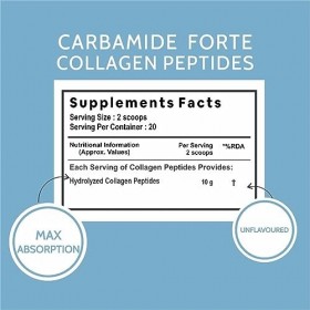 LOGY Poudre de collagène hydrolysée, 200 g | avec peptides de collagène de type 1 et 3 | Non aromatisé
