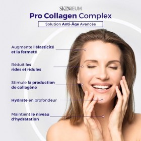 Collagène Marin 2500mg, SKINNEUM® | Peptides de Collagène de Poisson Naticol de Type I avec Acide Hyaluronique 120 mg et Vita