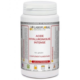 Acide Hyaluronique Intense Labofloral 150 gélules dosées à 300 mg - Complément alimentaire - peau, articulations, anti-age - 