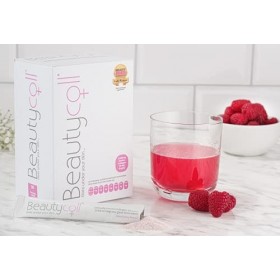 Beautycoll Lot de 30 sachets de collagène, vitamine et acide hyaluronique pour hydrater la peau et stimuler la production de 