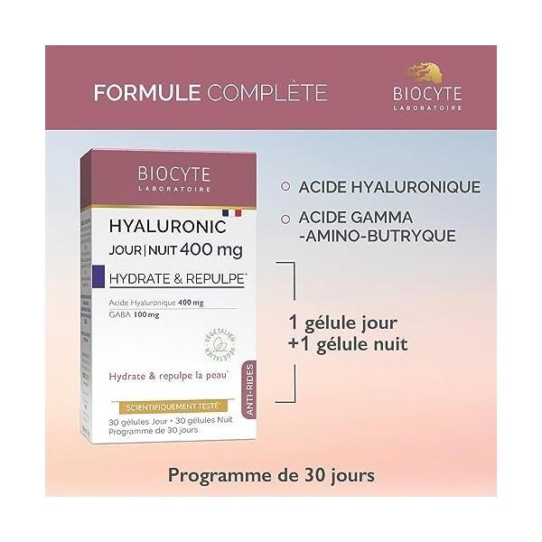 HYALURONIC JOUR/NUIT 400 MG BIOCYTE
