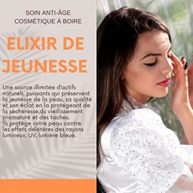 NVS ÉLIXIR DE JEUNESSE |Collagène Marin Naticol et Acide Hyaluronique à boire|Antioxydant NaturelTrans-Resvératrol|Coenzyme Q