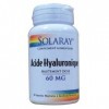 Solaray - Acide hyaluronique hautement dosé - 30 capsules - Haute redensification de la peau