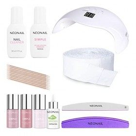 NEONAIL SIMPLE XPRESS 3in1 Soul & Spirit Set mit Lampe LCD Display, 3x Vernis à ongles und Zubehör