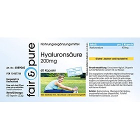 Fair & Pure® - Acide hyaluronique 200mg haute dose - 60 gélules