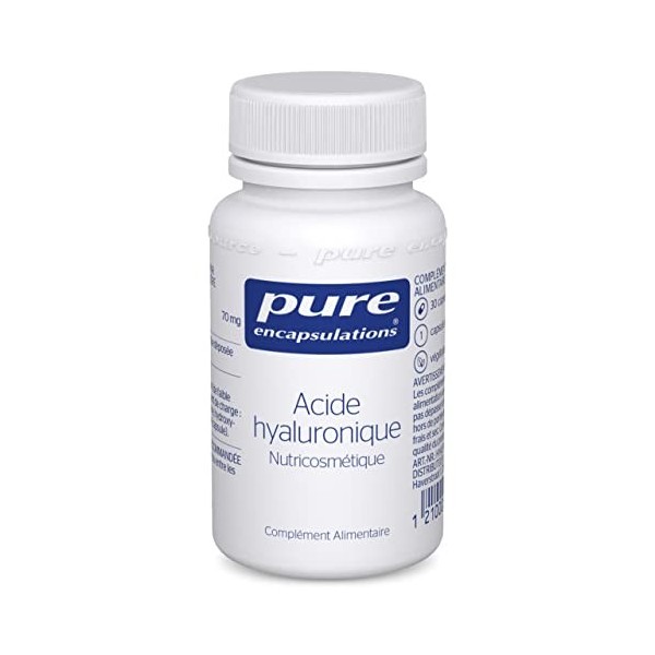 Pure Encapsulations - Acide Hyaluronique - Nutricosmétique Hautement Absorbable - Aide à Maintenir la Fermeté & lÉlasticité 