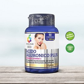 Colours of Life Hyaluronic Acid Plus - Supplément dacide hyaluronique - pour le maintien du tissu conjonctif et la formation