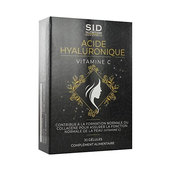 S.I.D Nutrition Acide Hyaluronique Vitamine C 30 Gélules