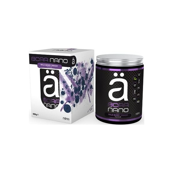 NanoSupps BCAA nano 420g Baies sauvages Smash