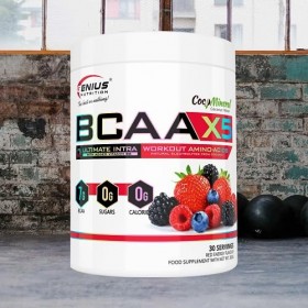 Genius Nutrition BCAA-X5 360g Red Énergie