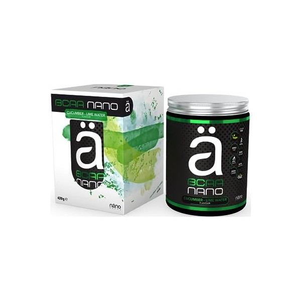 NanoSupps BCAA nano 420g Concombre Citron vert Water