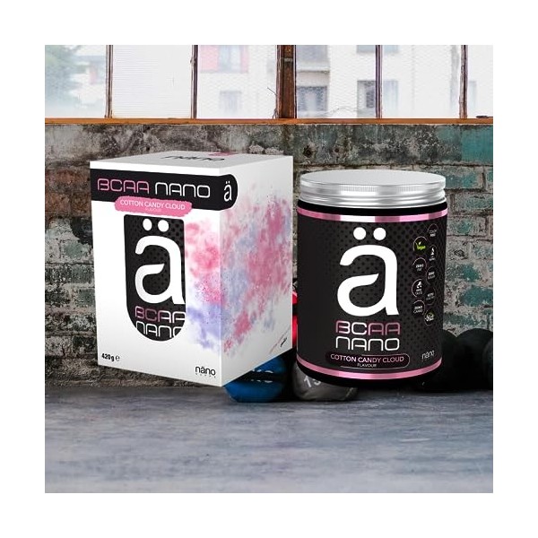 NanoSupps BCAA nano 420g Cotton Candy Cloud