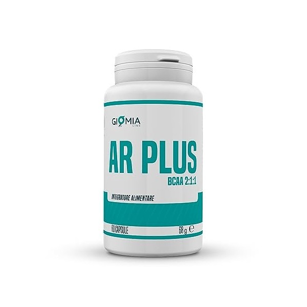 AR-PLUS BCAA BCAA hypertrophie musculaire supplément pré-post entraînement 60cps