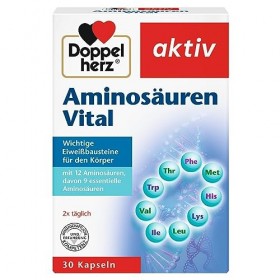 Doppelherz Acides aminés Vital - Complément alimentaire - Lot de 3 3 x 30 gélules 