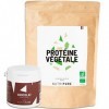 NUTRIPURE - PACK Protéine VEGAN BIO 1kg + Arôme Chocolat - Complément Alimentaire Sport & Musculation - Protéine Végétale de 