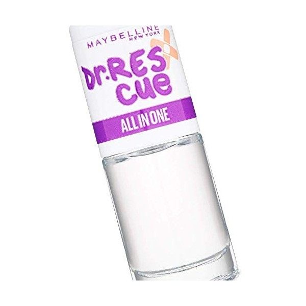 Maybelline New York - Dr Rescue - Soin Tout-en-Un Base et Top Coat - All In One - 6,7 ml