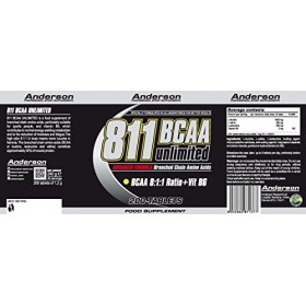 Anderson 811 BCAA BCAA avec L leucine renforcée NOUVEAU 200cpr 