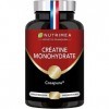 CRÉATINE MONOHYDRATE 3000 mg - Creapure® - Sans Excipients - Formule 100% Pure - Intensité Sportive - Performance Physique - 