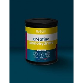 Créatine Monohydrate • 300 g poudre • Energie & Force • Testée en laboratoire indépendant • Fabriquée en France • ReBorn Nutr