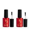 Kodi Professional Rubber Base and Top Coat Gel Polish UV LED - Base coat et top coat set ongles manucure Avec vernis à ongles