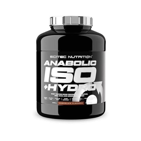 Scitec Nutrition | Anabolic Iso+hydro 2,35kg | Protéine + créatine + HMB + Maca + acides aminés