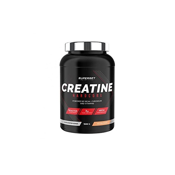 Superset Nutrition | Creatine Hardcore 1,5kg | Créatines | Max de Puissance et dExplosivité