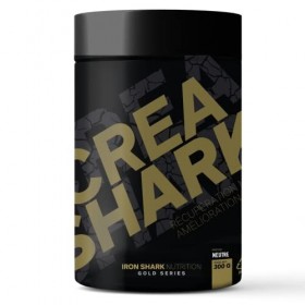 CREA SHARK Ironshark Nutrition, créatine monohydrate, forme micronisée, label 200 mesh, absorption optimale, efforts intenses