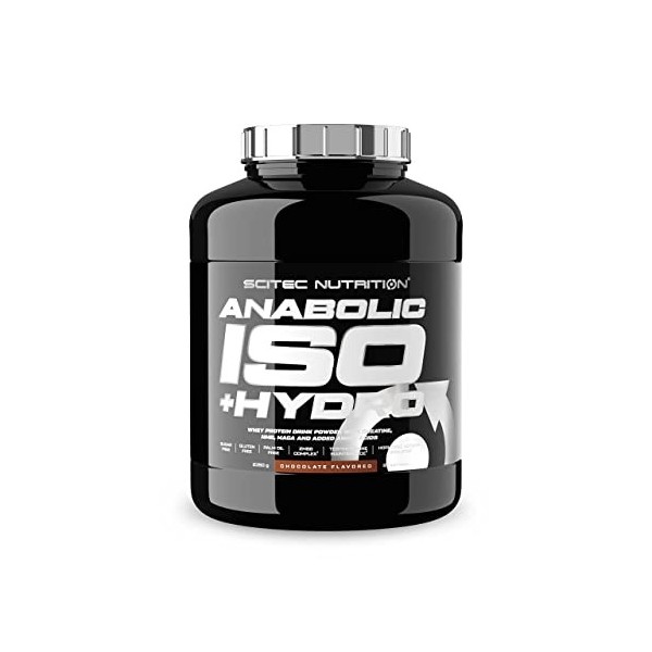 Scitec Nutrition Anabolic Iso + Hydro, Protéine de lactosérum avec créatine, HMB, maca et acides aminés ajoutés, 2350 g, Choc