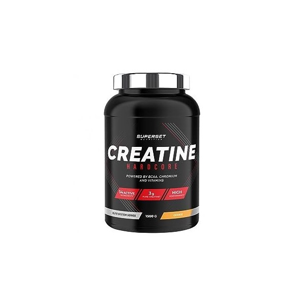 Superset Nutrition | Creatine Hardcore 1,5kg | Créatines | Max de Puissance et dExplosivité