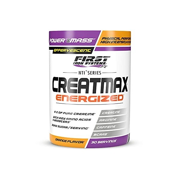 CREATMAX ENERGIZED Creatine effervescente orange 