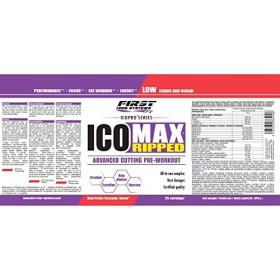 ICOMAX RIPPED Fruits rouges Tornado, 1 boite 