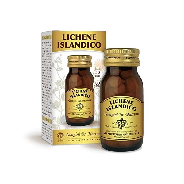 Lichene Islandico 80 pastilles Giorgini