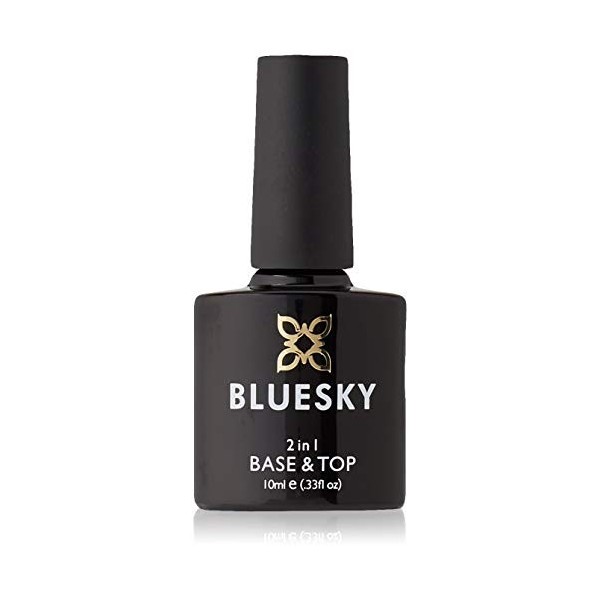 Blue Sky 2 en 1 Base Coat et top coat combiné, 10 ml