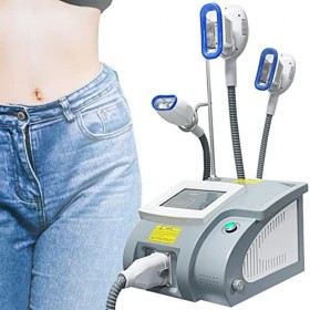 BOTOWI Appareil de Cryolipolyse pour Dissolution Graisses, Appareil de Congélation des Graisses avec 3 Poignées pour Aminciss