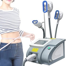 BOTOWI Appareil élimination des Graisses Cryolipolyse Dissolution Graisses avec 3 Poignées, Machine à Sculpter Corps,Appareil