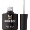 Blue Sky 2 en 1 Base Coat et top coat combiné, 10 ml