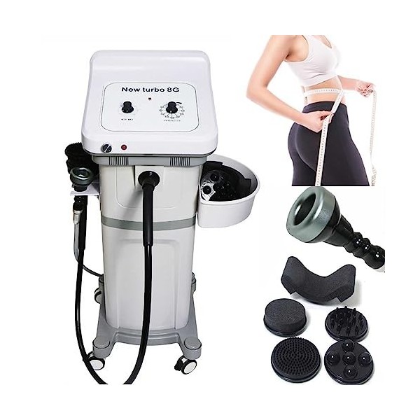 BILXXY Machine de Massage à Vibrations Haute fréquence G8 avec 5 têtes de Massage, Machine de Perte de Poids pour Tout Le Cor