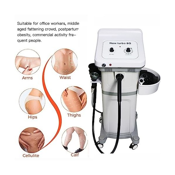 BILXXY Machine de Massage à Vibrations Haute fréquence G8 avec 5 têtes de Massage, Machine de Perte de Poids pour Tout Le Cor