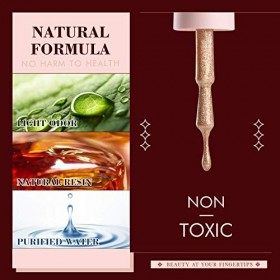 NEEKO UV Base Coat Top Coat Set, No Wipe Top Coat Matt Top Coat Base Coat UV LED Vernis à ongles 7ML * 3