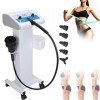 HNCXHX Machine De Perte De Poids Corporel EntièRe,Machine De Massage De Vibration G5 avec 5 TêTes,éQuipement De Beauté BrûLeu