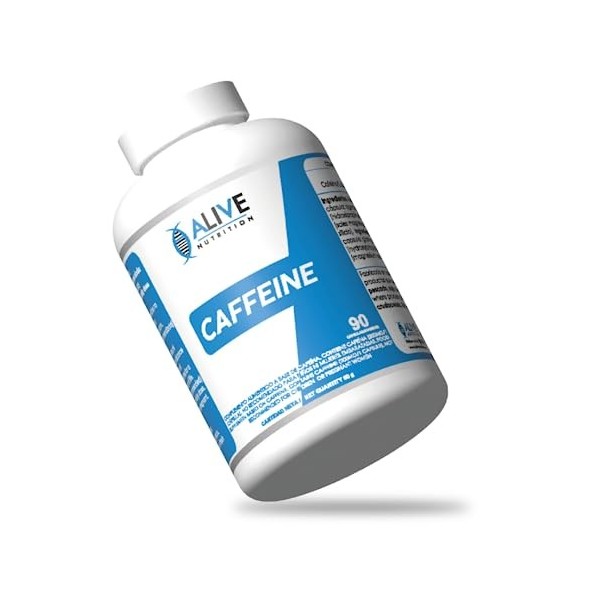 Caféine comprimé 200mg pure. Énergisant contre la fatigue. Caféine 90 gélules. La Caféine est un ingrédient qui aide à amélio