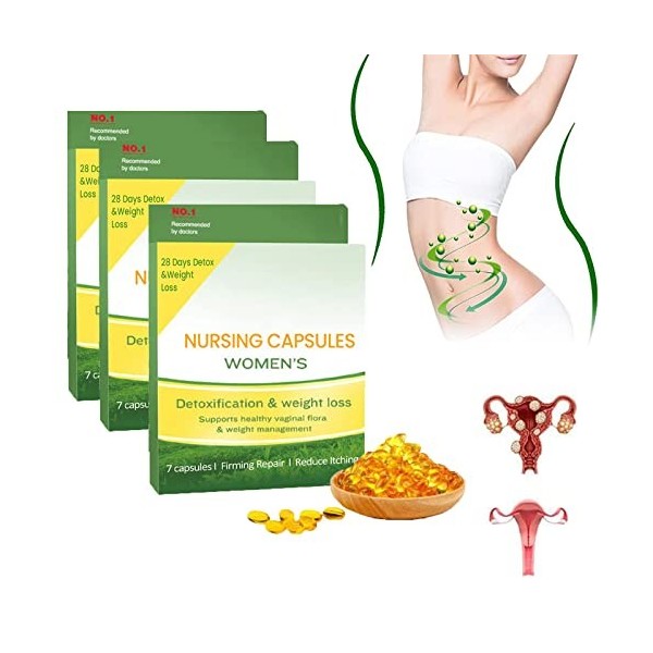 1/2/3/5/8box 2023 Body Detox & Fat Burn, Ultraslim Detox Capsules, Instant Anti-Itch Detox S_limming Products, Serrer et nour