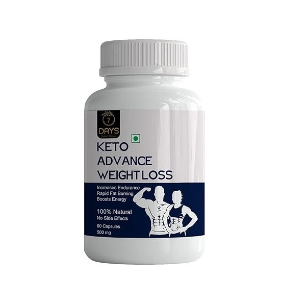 Green Velly 7 Days Keto Advanced Weight Loss Fat Burner | Fat Burner | Supports Weight Loss For Men and Women